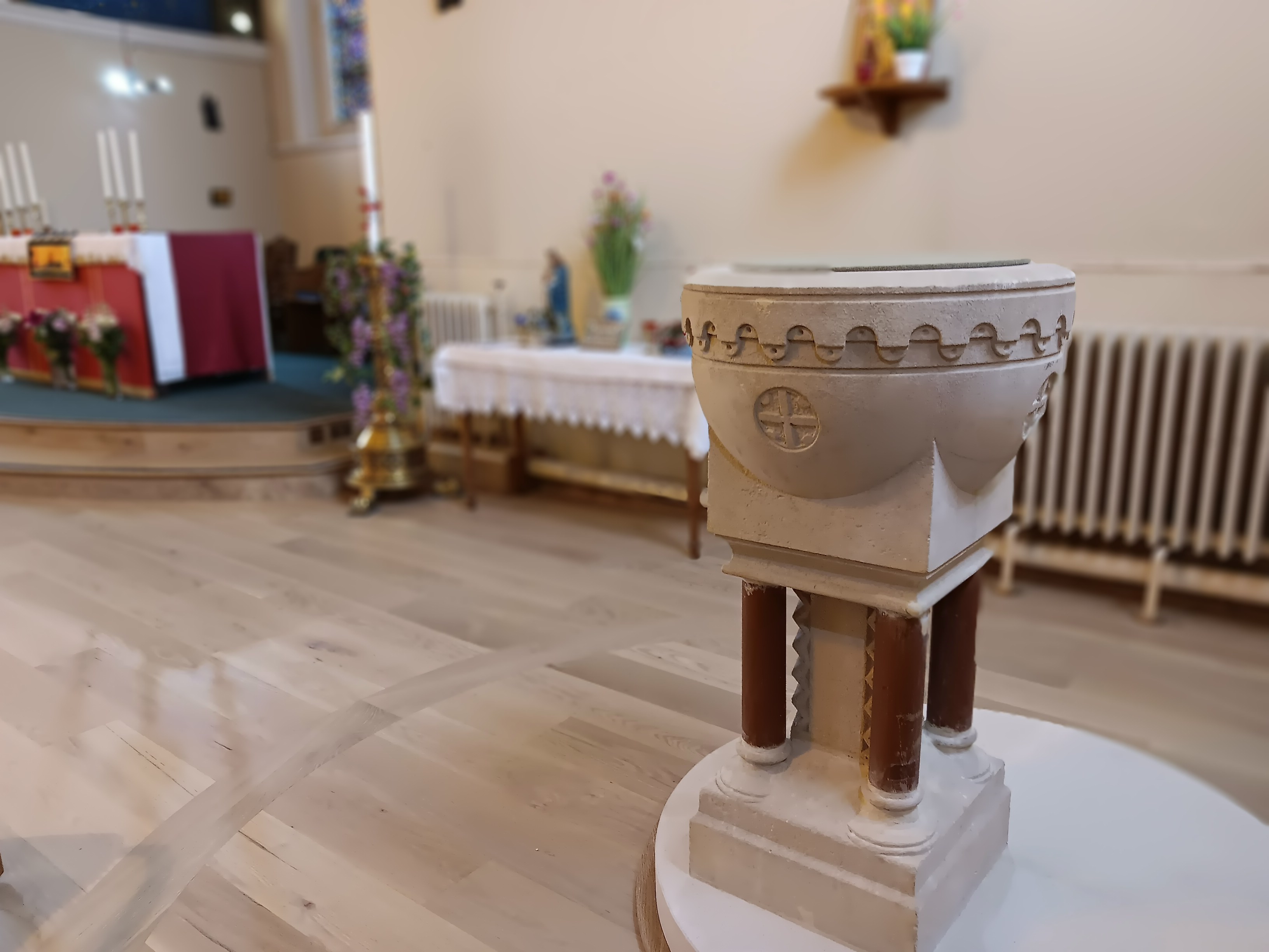Font at St Nicholas Church
