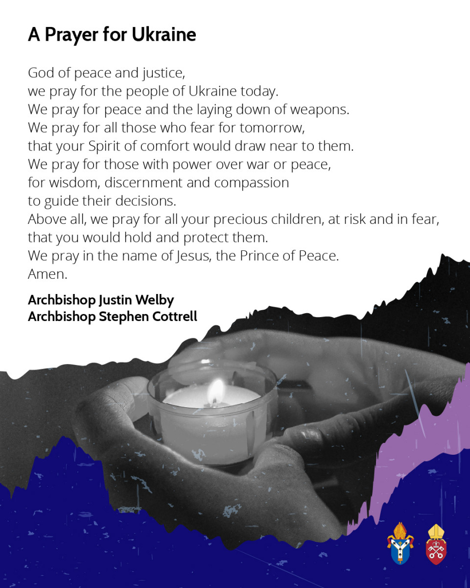 Text of a prayer for Ukraine