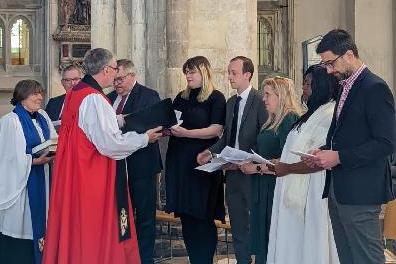 Saturday 14 May, was a day of great rejoicing, as 14 new Lay Ministers were licensed at Rochester Cathedral by Bishop Simon.