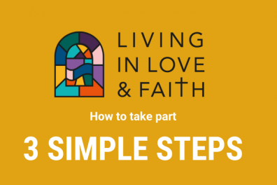 Open 3 easy steps to get involved with Living in Love and Faith
